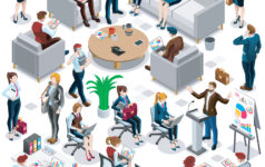 Diversity office graphic