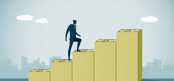 The top private equity placement agents of 2023 – updated Illustration of a businessman climbing a staircase made of money