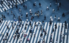 Japan pedestrian crossing