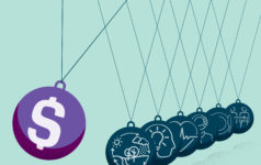 Impact Investing feature image with Newton's cradle