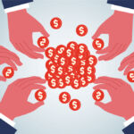 Blackstone expects 2026 to be ‘busiest year’ for wealth product launches Graphic of hands reaching for coins.