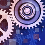 AI’s effect on the nuts and bolts of private markets operations Cogs turn depicting the operations systems under the service, for the Private Markets 2030 Artificial Intelligence theme